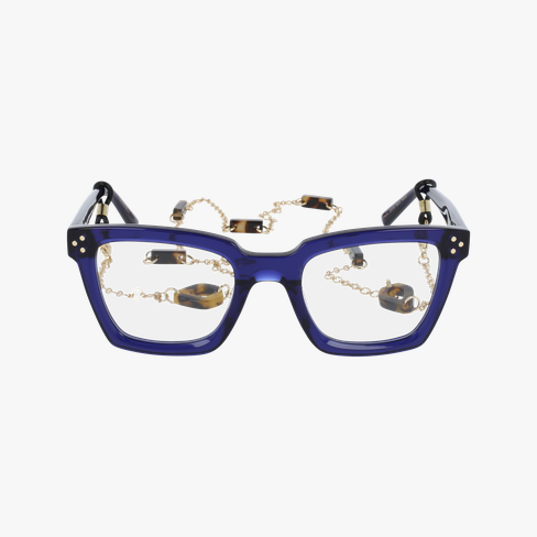 Lunettes de vue femme CARACTÈRES MYSTERIEUSE bleu