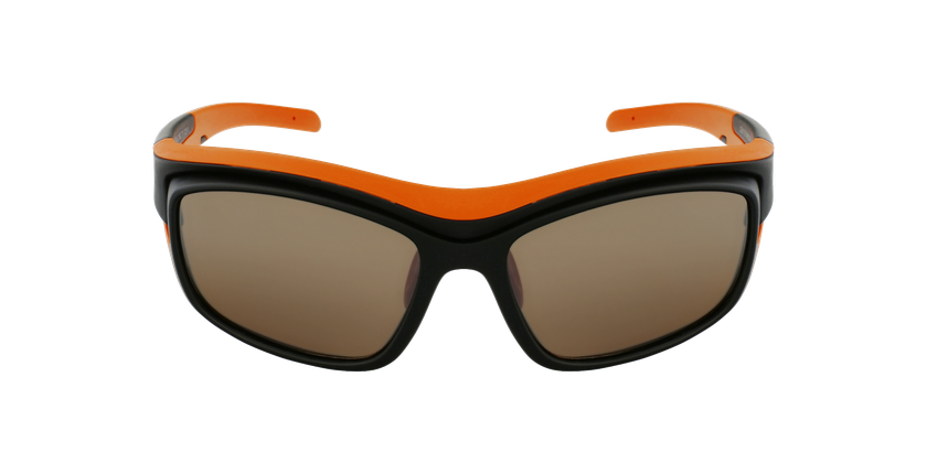 LUNETTES DE SOLEIL Piment noir/orange - Vue de face