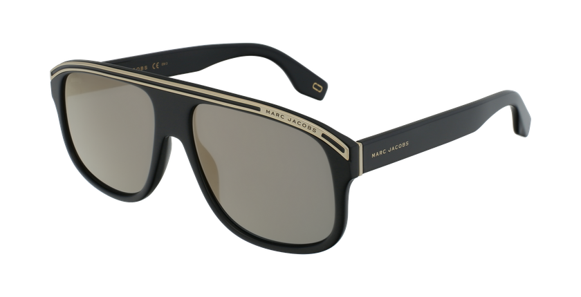 LUNETTES DE SOLEIL homme MARC 388/S noir/bleu - vue de 3/4