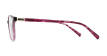 Lunettes de vue femme JOSEPHINE écaille/rose - Vue de face