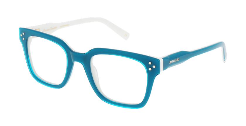 Lunettes de vue femme CARACTÈRES EXPRESSIVE bleu - Vue de face