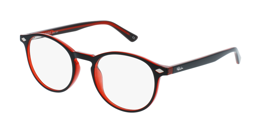LUNETTES DE VUE enfant MAGIC KAY noir/rouge - Vue de face
