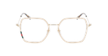 Lunettes de vue femme MAGIC 317 dorée - Vue de face