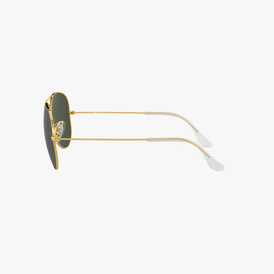 Lunettes de soleil AVIATOR L dorée - Vue de face