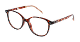 LUNETTES DE VUE enfant TANIA écaille/rouge - Vue de face