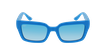 LUNETTES DE SOLEIL femme DANIELA bleu/bleu foncé mat - Vue de face