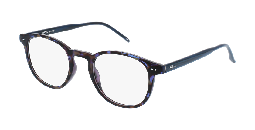 LUNETTES DE VUE homme MAGIC TOM écaille bleu - Vue de face