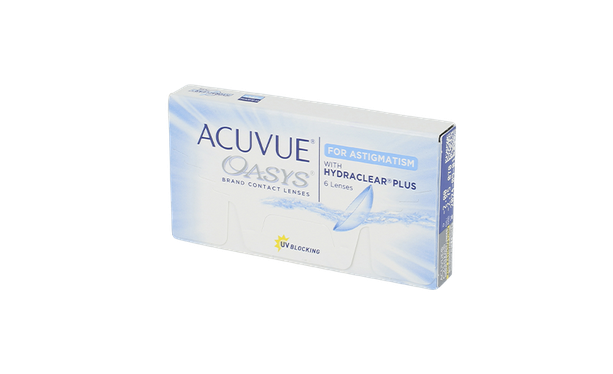 Lentilles de contact Acuvue® Oasys® for Astigmatism 6L - Vue de face
