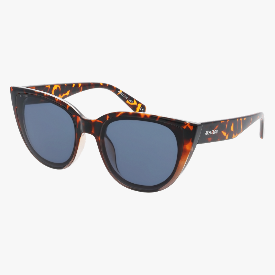 Lunettes de soleil femme ROMANA écaille/gris - Vue de face