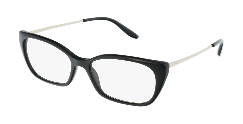 LUNETTES DE VUE femme 0PR 14XV noir - vue de 3/4