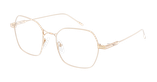 Lunettes de vue femme MAGIC 170 rose/dorée - Vue de face