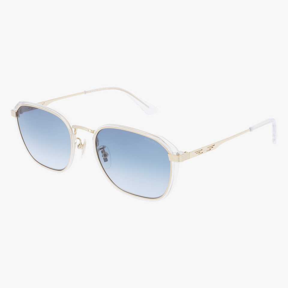 Lunettes de soleil homme SPLD46 dorée/rose - Vue de face
