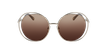 LUNETTES DE SOLEIL femme CE153S doré/marron - Vue de face
