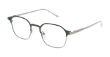 Lunettes de vue homme MAGIC316 emeraude/argenté - Vue de face