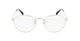 Lunettes de vue homme DB 1015 dorée - Vue de face