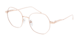 Lunettes de vue femme MAGIC310 rose mat - Vue de face