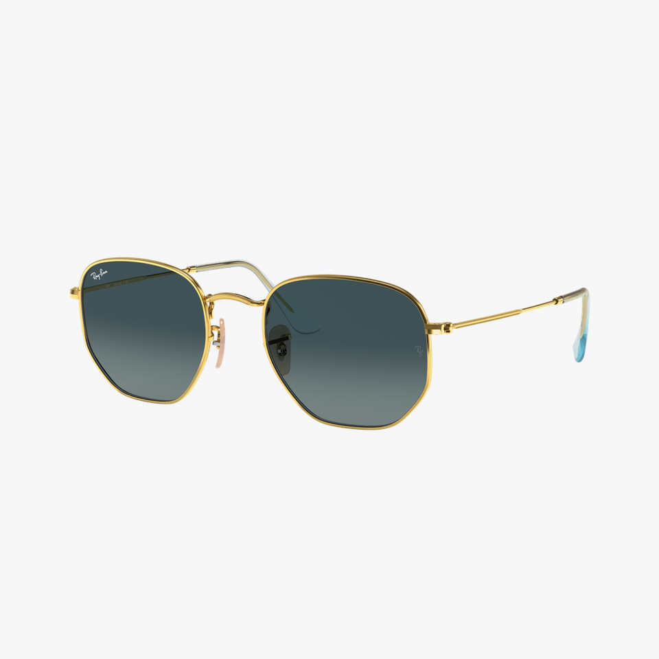 Lunettes de soleil 0RB3548N dorée - Vue de face