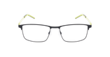 Lunettes de vue homme MAGIC274 noir/vert - Vue de face