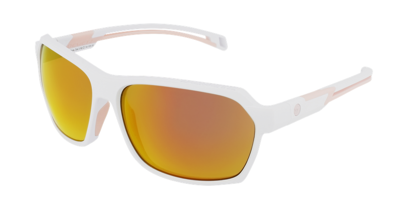 LUNETTES DE SOLEIL Valley blanc/rose - vue de 3/4