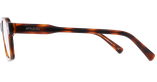 Lunettes de vue homme CARACTÈRES SPONTANE écaille - Vue de face