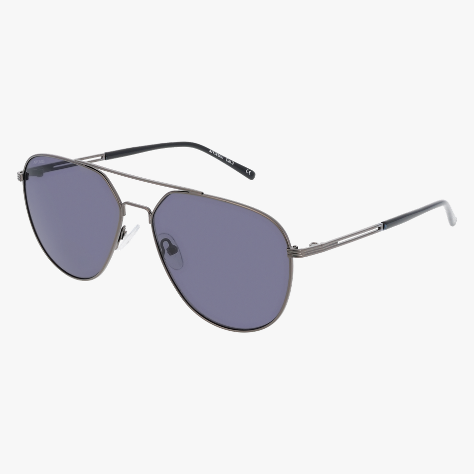 Lunettes de soleil homme BOGAL noir/gris - Vue de face