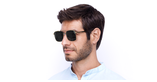 LUNETTES DE SOLEIL homme GG610SK doré - vue de 3/4