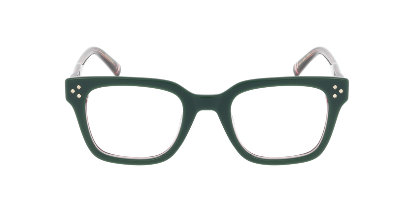 Lunettes de vue femme CARACTÈRES EXPRESSIVE vert - Vue de face