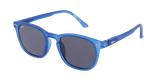 LUNETTES DE SOLEIL enfant VALME bleu/bleu foncé mat - vue de 3/4