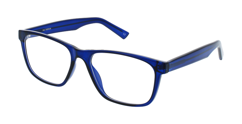 Lunettes de vue homme RZERO 28 bleu - Vue de face