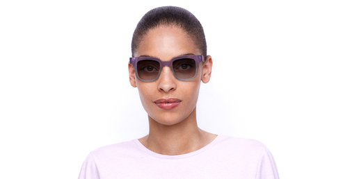 LUNETTES DE SOLEIL femme KAREN violet/bleu