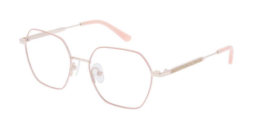 Lunettes de vue femme MAGIC 317 rose/dorée - Vue de face