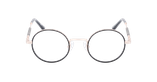 Lunettes de vue femme MAGIC193 noir/dorée - Vue de face