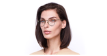 Lunettes de vue 0RX3447V dorée/écaille - Vue de 3/4