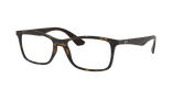 Lunettes de vue 0RX7047 écaille - Vue de face
