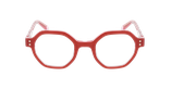 Lunettes de vue femme CARACTÈRES PERSUASIVE rose - Vue de face