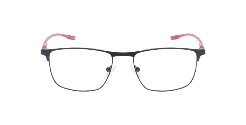 Lunettes de vue homme MAGIC241 noir/rouge - Vue de face