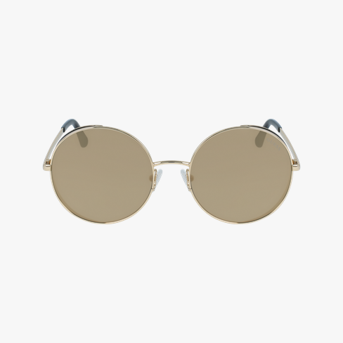 Lunettes de soleil femme GU7606 dorée Vue de face