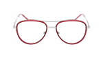 LUNETTES DE VUE homme MAGIC 185 rouge/argenté - Vue de face
