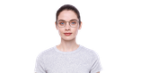 Lunettes de vue femme RZERO42 dorée - Vue de face