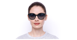LUNETTES DE SOLEIL femme PENNY violet - Vue de face