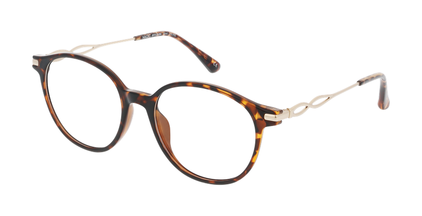 Lunettes de vue femme LAURE écaille - Vue de face