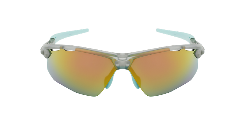 LUNETTES DE SOLEIL homme Rog gris/turquoise - Vue de face