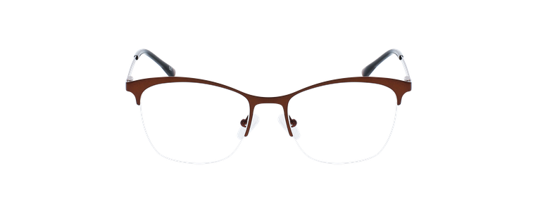 LUNETTES DE VUE femme MAGIC 115 marron - Vue de face