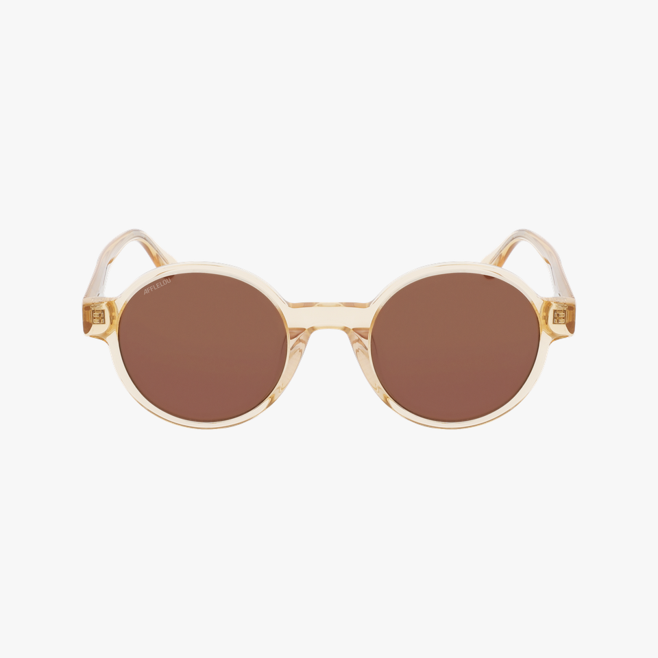 Lunettes de soleil PHILO marron - Vue de face