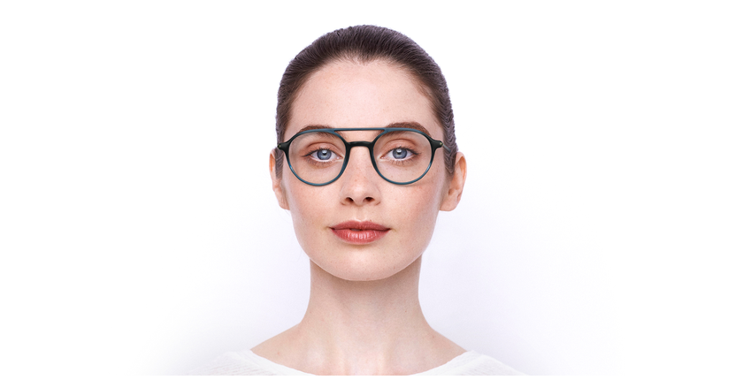 LUNETTES DE VUE MAGIC 74 bleu - Vue de face