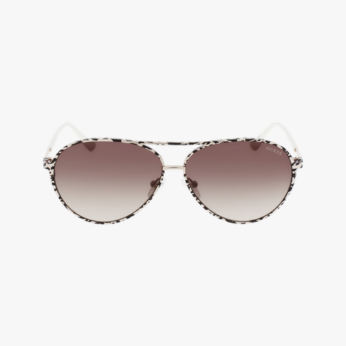 Lunettes de soleil femme GU7847 dorée Vue de face