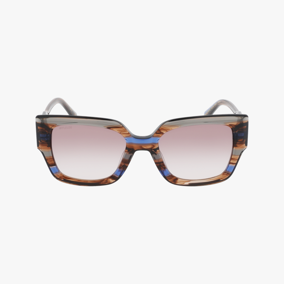 Lunettes de soleil femme DISTRAITE bleu - Vue de face