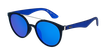 LUNETTES DE SOLEIL homme ANDRES POLARIZED bleu/bleu foncé mat - Vue de face