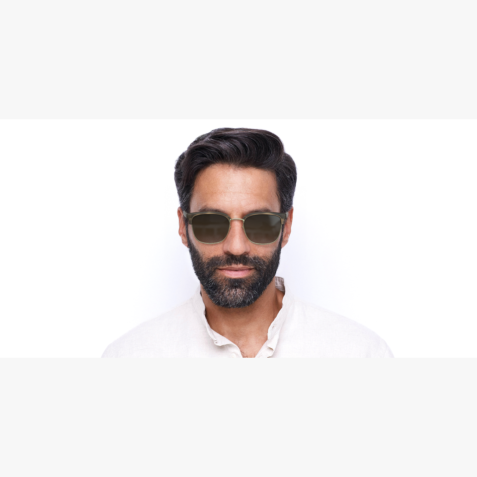 Lunettes de soleil homme GG0846SK écaille - Vue de face