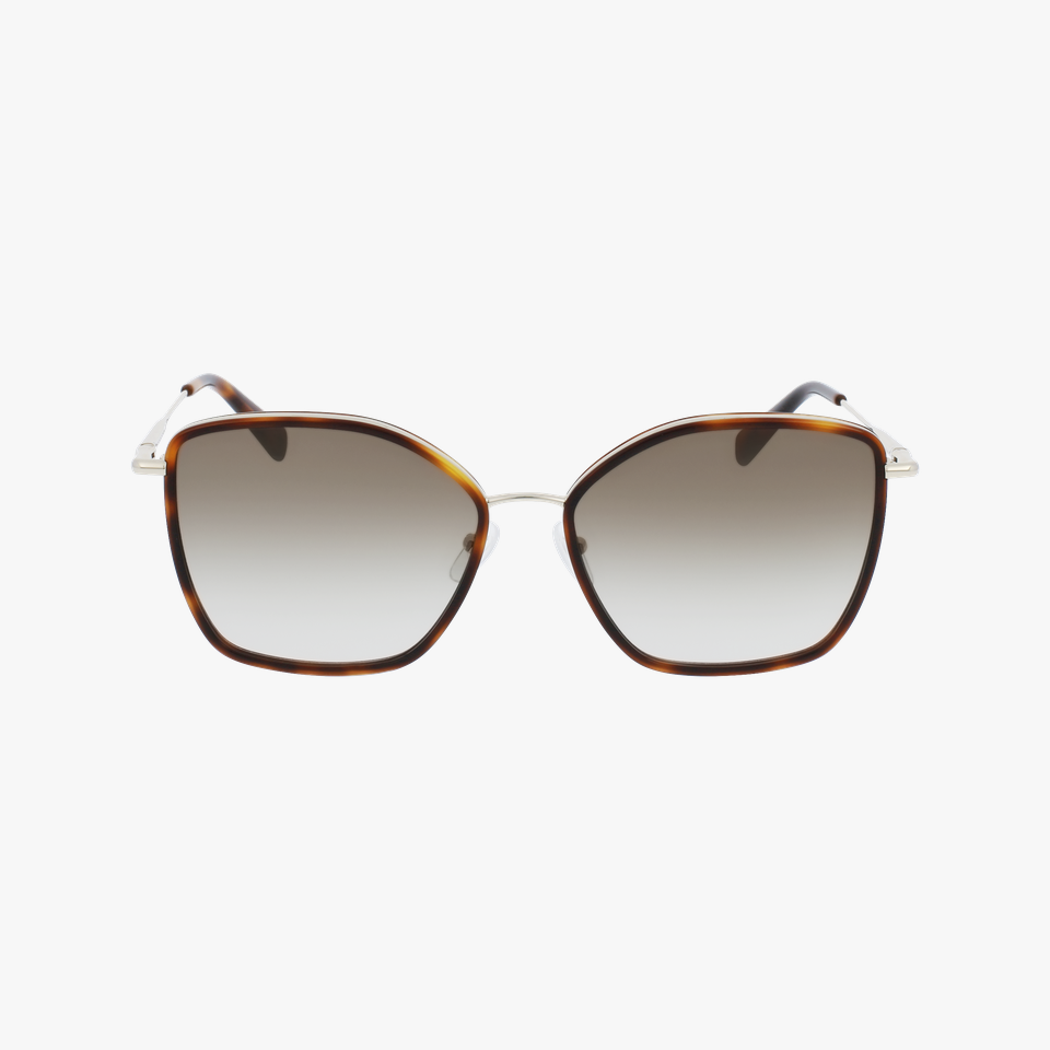 Lunettes de soleil femme LO685S dorée - Vue de face